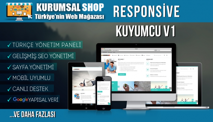 Kurumsal Shop - Kuyumcu V1