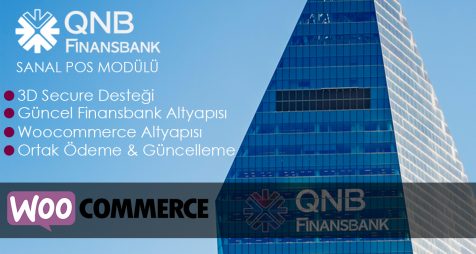 Woocommerce QNB Finansbank Sanal Pos Modülü