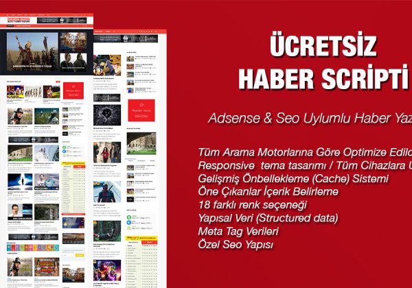 Ücretsiz Haber Scripti - Ücretsiz Haber Yazılımı